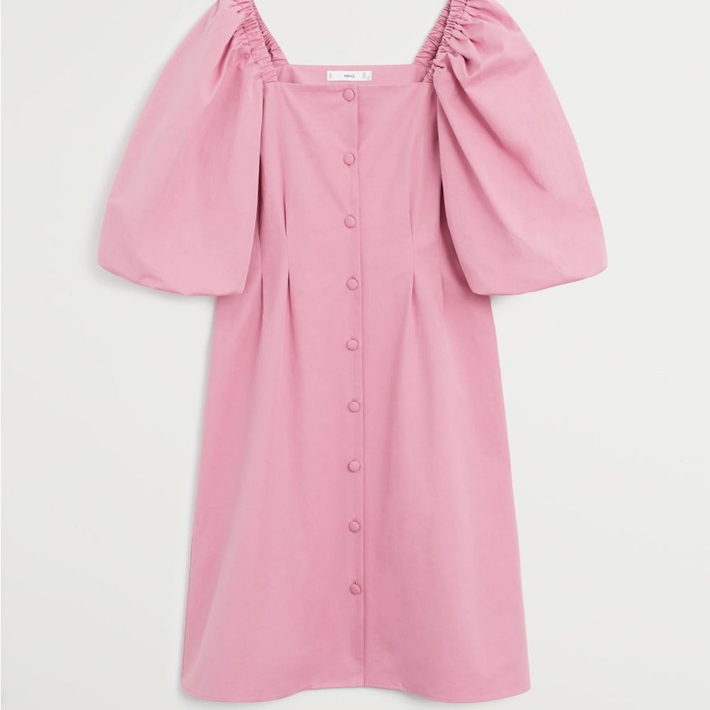 Mango Pink Midi Dress